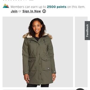 Eddie Bauer Parka, Olive